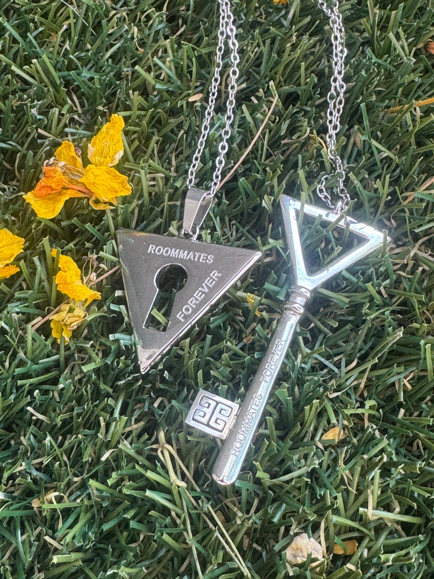 Gay Pride Couples Necklace